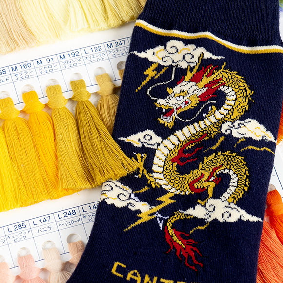 Custom jacquard sock color matching sample