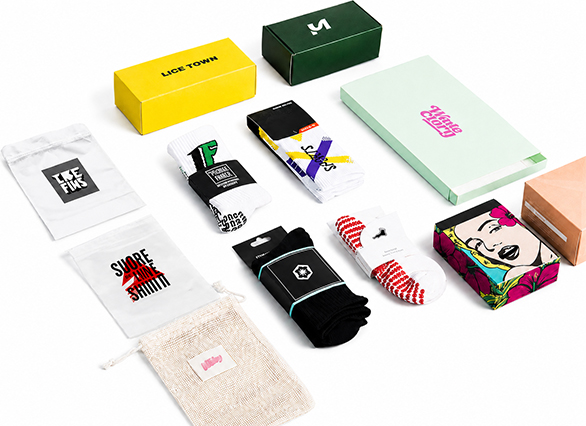Custom sock packaging overview
