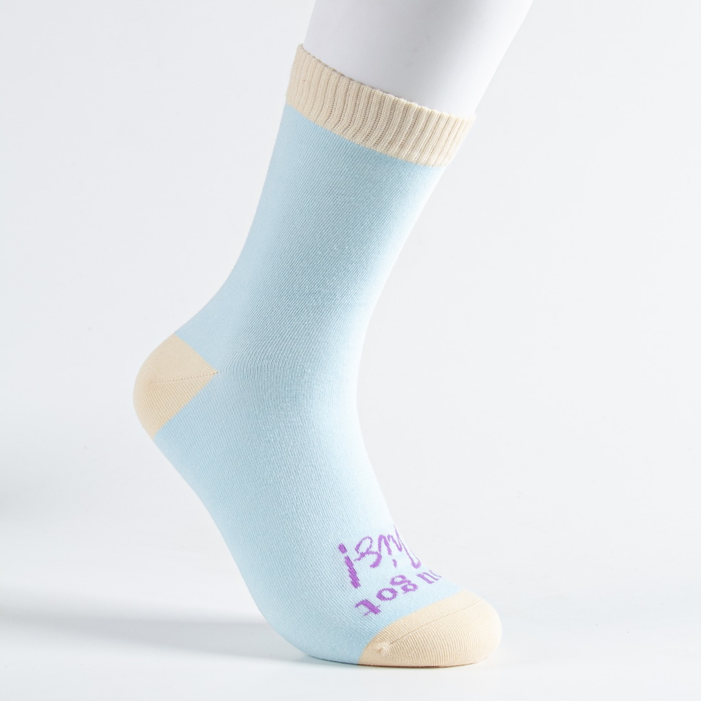 Custom casual sock sample