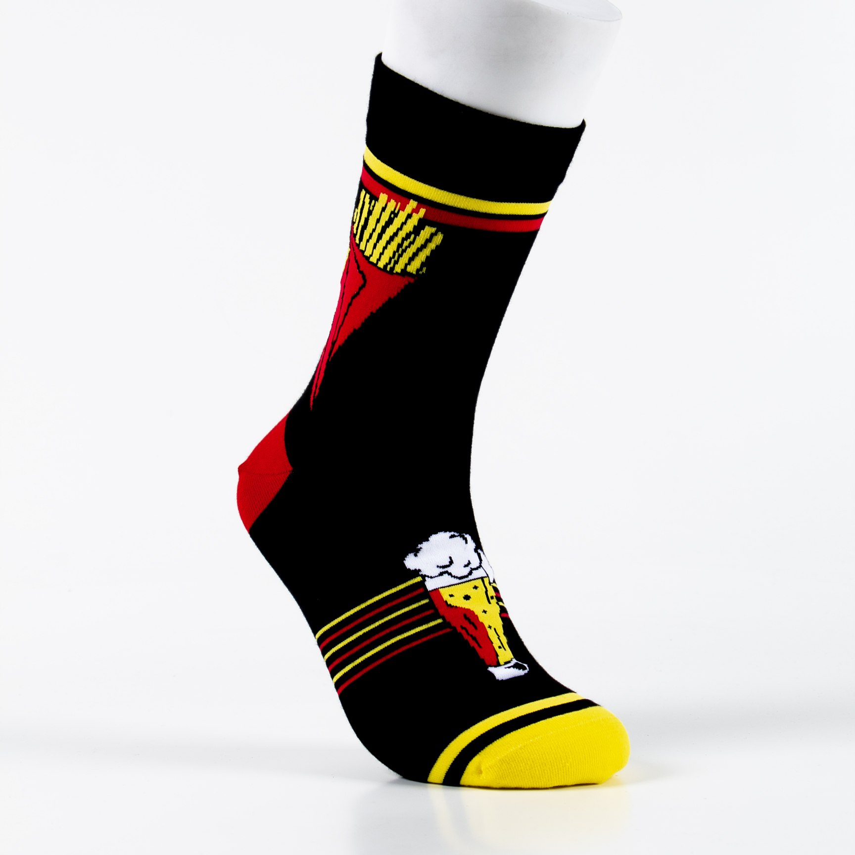Custom jacquard casual sock sample