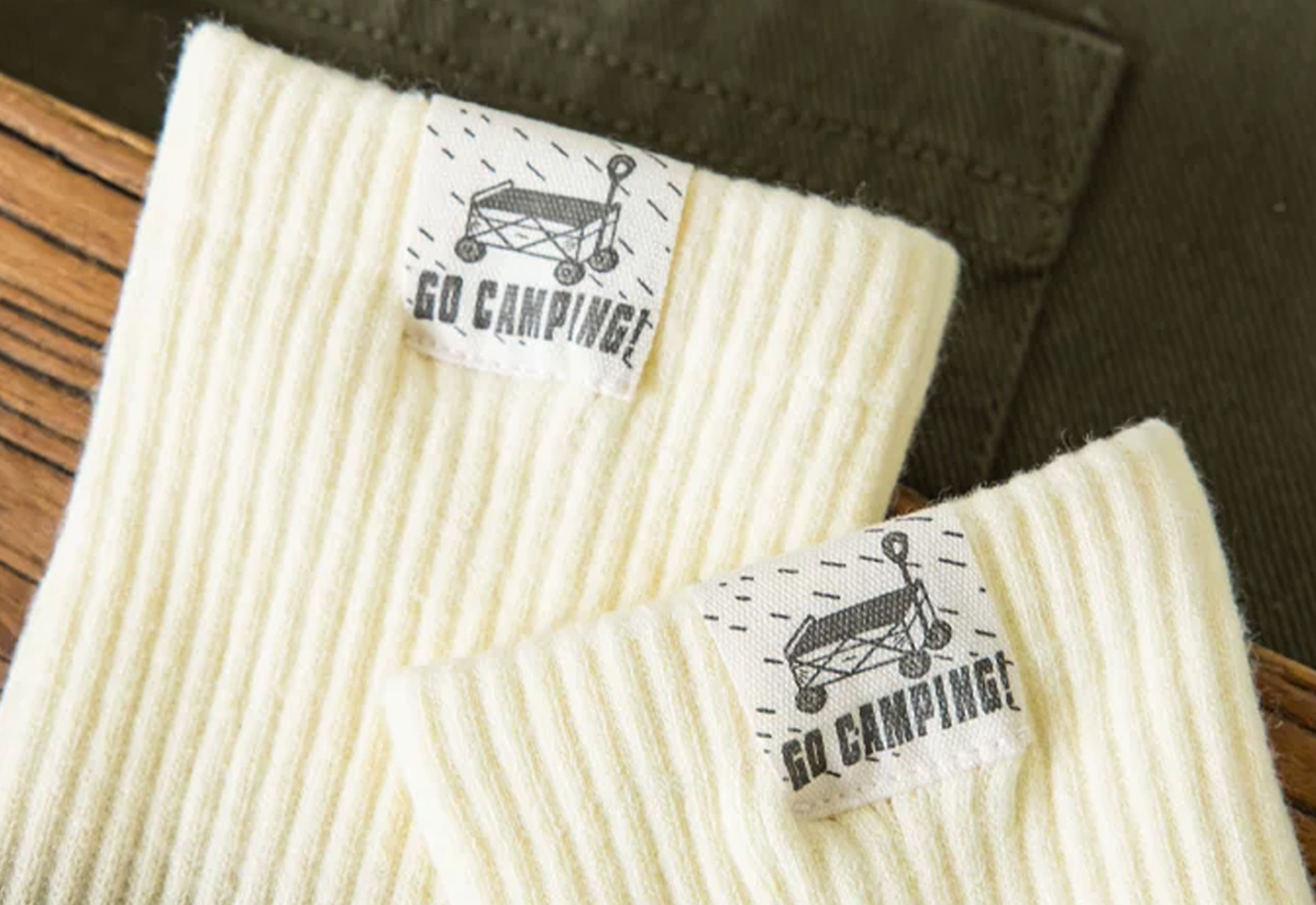 Sewn Label Socks