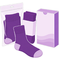 Private label sock packaging